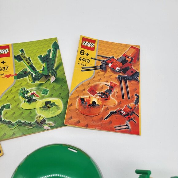 LEGO X-PODS Lot of 3 4413, 4337, 4346 Green Orange *Missing one piece - Picture 7 of 9